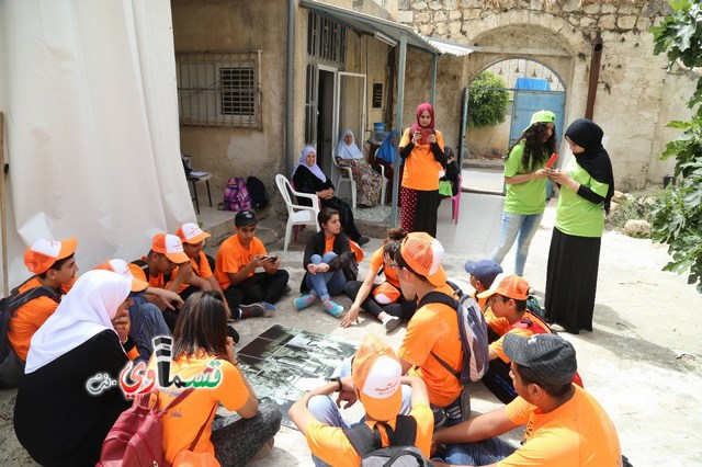 برعاية بلدية كفر قاسم وباشراف مدرسة الحياة الاعدادية يوم التراث والميراث بمشاركة 350 طالب من الوسط العربي.